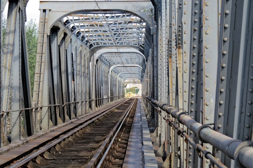 Fotgrafía del paso ferroviario superior de Alcolea, Córdoba
