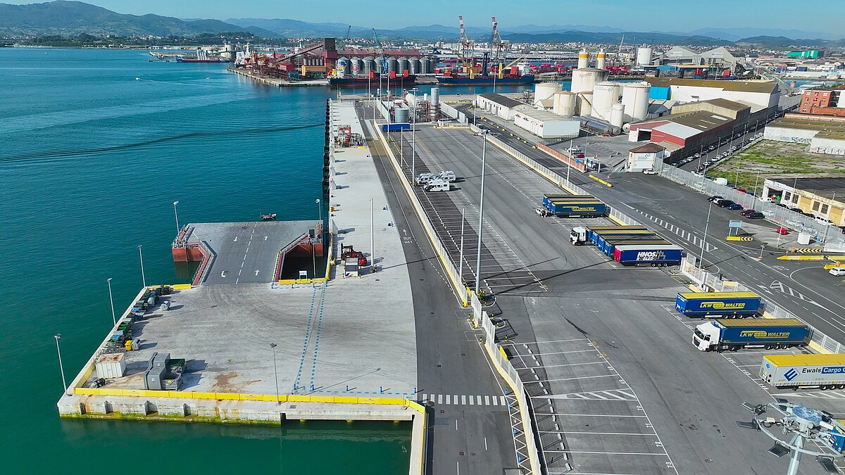 Detalle puerto Santander
