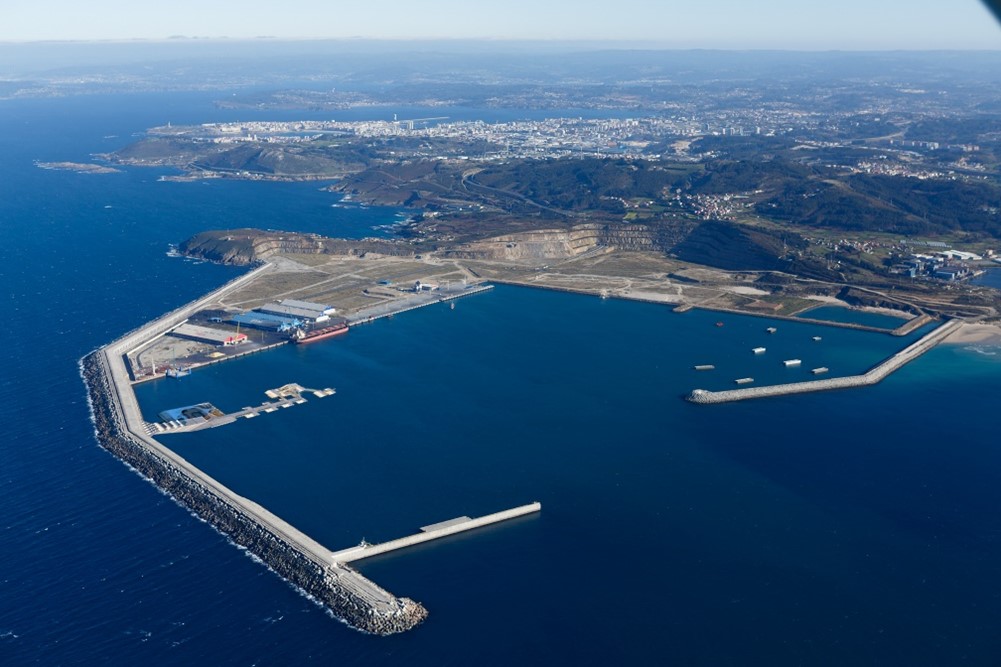 Foto del puerto exterior de A Coruña